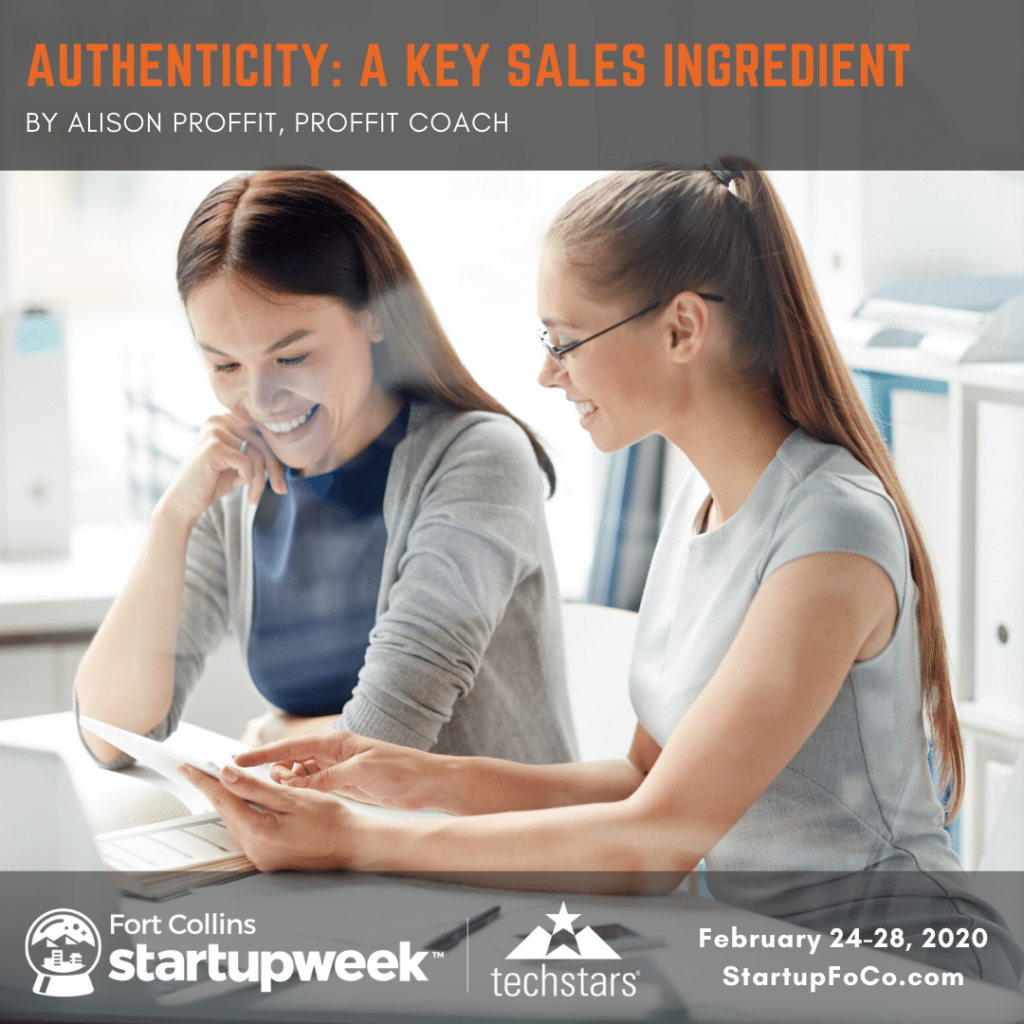 Authenticity: A key sales ingredient